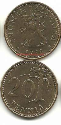 20 penniä  1976