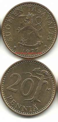 20 penniä  1977