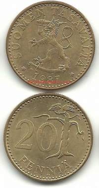 20 penniä  1987 M