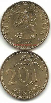 20 penniä  1990