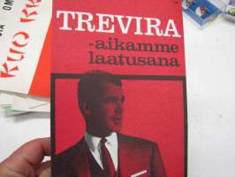 Vaativan vaatettaa Trevira -Trevira kuidut (Farbwerke Hoechst AG) -esite
