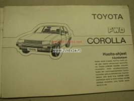 Toyota Corolla FWD -omistajan käsikirja