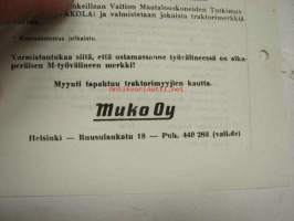 Muko apulannanlevittäjä keskipakomallia -myyntiesite