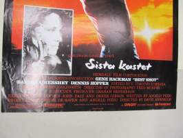 Viimeinen heitto - Sista kastet -elokuvajuliste, Gene Hackman, Barbara Hershey, Dennis Hopper, David Anspaugh