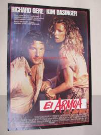 Ei armoa - Utan nåd -elokuvajuliste, Richard Gere, Kim Basinger, Richard Pearce