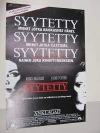 Syytetty - Anklagad -elokuvajuliste, Kelly McGillis, Jodie Foster