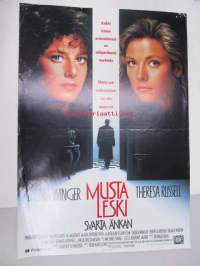 Musta leski - Svarta änkan -elokuvajuliste, Debra Winger, Theresa Russel, Bob Rafaelson