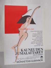 Kauneuden jumalattaret - Skönhets gudinnor -elokuvajuliste, Pola Negri, Marilyn Monroe, Saul J. Turell, Graeme Ferguson