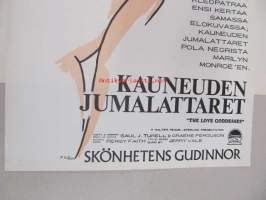 Kauneuden jumalattaret - Skönhets gudinnor -elokuvajuliste, Pola Negri, Marilyn Monroe, Saul J. Turell, Graeme Ferguson