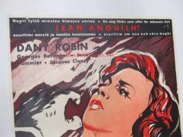Vietelty - Förförd -elokuvajuliste, Dany Robin, Georges Baconnet, Jean Pommier, Jean Anouilh