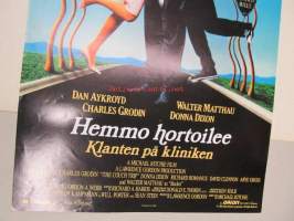 Hemmo hortoilee - Klanten på kliniken -elokuvajuliste, Dan Aykroyd, Walter Matthau, Michael Ritchie