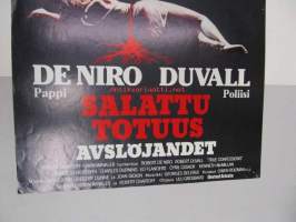 Salattu totuus - Avslöjandet -elokuvajuliste, Robert De Niro, Robert Duvall, Ulu Grosbard