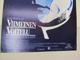 Viimeinen voitelu - Sista smörjelsen -elokuvajuliste, Tom Berenger, Daphne Zuniga, Donald P. Bellisario