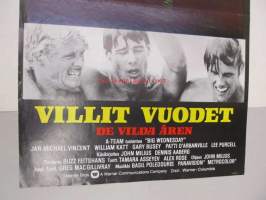 Villit vuodet - De vilda åren -elokuvajuliste, Jan-Michael Vincent, William Katt, John Milius