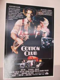 Cotton Club -elokuvajuliste, Richard Gere, Gregory Hines, Diane Lane, Francis Coppola