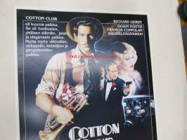 Cotton Club -elokuvajuliste, Richard Gere, Gregory Hines, Diane Lane, Francis Coppola