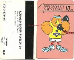 Puhelinkortti  D2 / LOU  Urheilija-Tintti