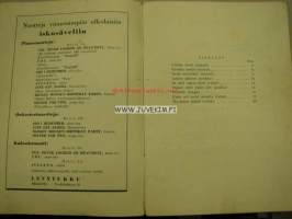 Viimeisiä levy-säveleitä ym. nr 42 1937