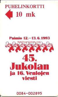 Puhelinkortti D19   Jukolan viesti