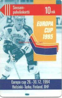 Puhelinkortti  D133 Europa Cup 1995