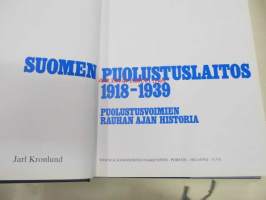 Suomen puolustuslaitos 1918 - 1939 - Puolustusvoimien rauhan ajan historia