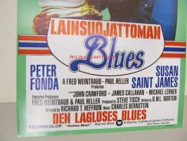 Lainsuojattoman blues - Den laglöses blues -elokuvajuliste, Peter Fonda, Susan Saint James, Richard T. Heffron