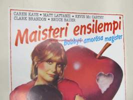 Maisteri ensilempi - Bobbys amorösa magister -elokuvajuliste, Caren Kaye, Mark Lattanzi, George Bowers