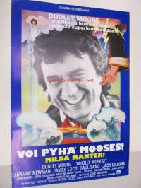 Voi pyhä mooses! - Milda makter! -elokuvajuliste, Dudley Moore, Laraine Newman, Gary Weis