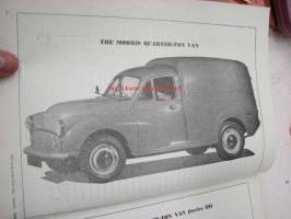 The Morris Quarter-ton van workshop manual -korjaamokirja englanniksi