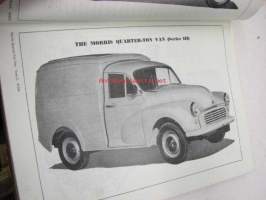 The Morris Quarter-ton van workshop manual -korjaamokirja englanniksi