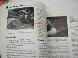 The Morris Quarter-ton van workshop manual -korjaamokirja englanniksi