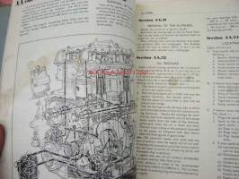 Riley 1,5 litre and 2,5 litre workshop manual -korjaamokirja englanniksi
