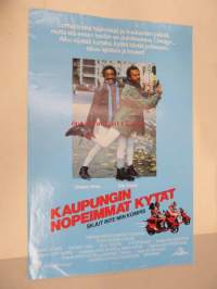 Kaupungin nopeimmat kytät - Skjut inte min kompis -elokuvajuliste, Gregory Hines, Billy Crystal, Peter Hyams