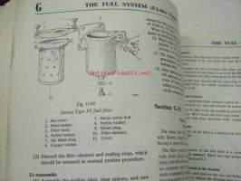 Morris Commercial 701, FF K140, FF K340, FF K360 and WE K120 vehicles Workshop manual -korjaamokirja
