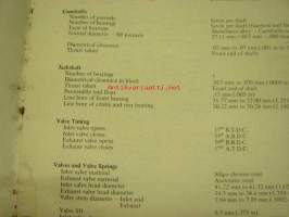 Jaguar V.12 Engine Repair Operation Manual -korjausohjekirja