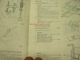 Jaguar V.12 Engine Repair Operation Manual -korjausohjekirja