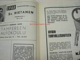 Tampereen Kisatoverit Suomen-sarja 1966 -käsiohjelma