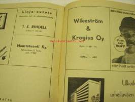 Idrotts-föreningen Kamraterna i Åbo r.f. Suomi-sarja 1968 -käsiohjelma