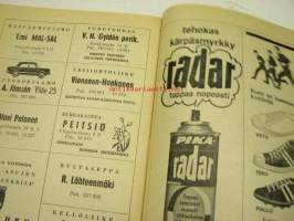Turun Weikot maakuntasarja 1968 -käsiohjelma