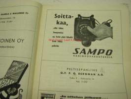 Turun Riento koripallo mestaruussarja 1962 -käsiohjelma