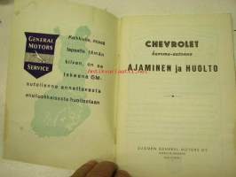 Chevrolet kuorma-autot -käsikirja