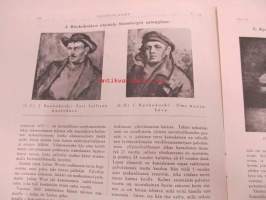 Helsingin Kaiku 1916 nr 14, J.Ruokokosken näyttely Strinbergin salongissa, Tsehovin Kirsikkapuisto Kansallisteatterissa, kuvia Tymskistä