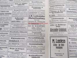 Helsingin Kaiku 1916 nr 14, J.Ruokokosken näyttely Strinbergin salongissa, Tsehovin Kirsikkapuisto Kansallisteatterissa, kuvia Tymskistä