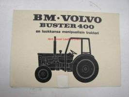 BM-Volvo Buster 400 -mainoskortti