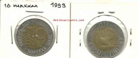 10 markkaa  1993