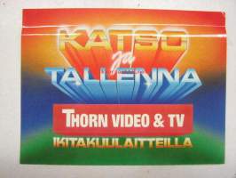 Katso ja tallenna Thorn video &amp; tv -tarra