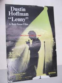 Lenny -elokuvajuliste, Dustin Hoffman, Valerie Perrine, Bob Fosse