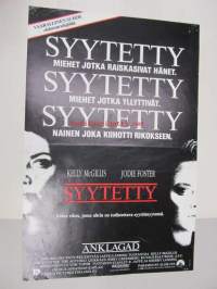 Syytetty - Anklagad -elokuvajuliste, Kelly McGillis, Jodie Foster