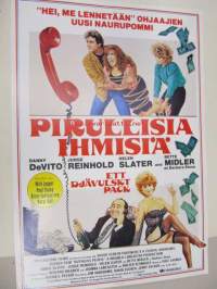 Pirullisia ihmisiä - Ett djävulskt pack -elokuvajuliste, Danny DeVito, Judge Reinhold, Bette Midler, David Zucker