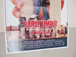 Kierot temput - En man i kläm -elokuvajuliste,Michael Keaton, Rae Dawn Chong, Joe Pantoliano, Roger Young